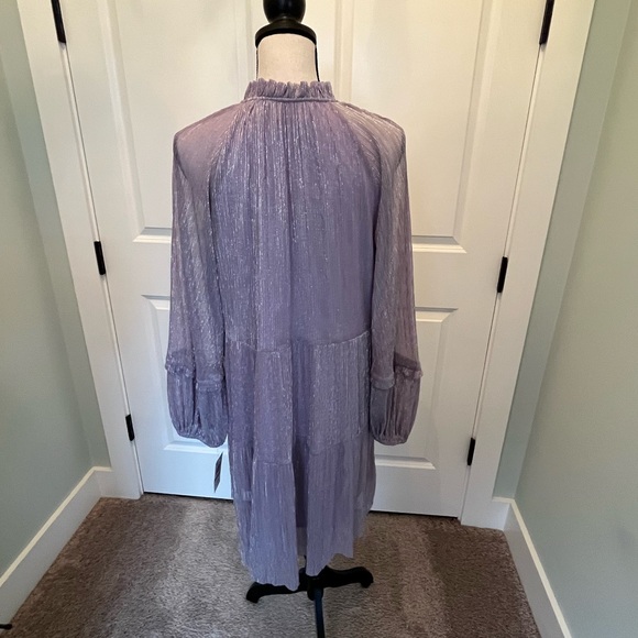 Lavender MSK Party Dress size L NWT - Picture 3 of 6